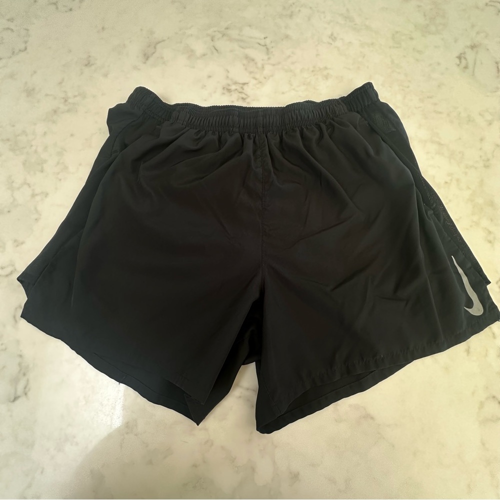 Nike Black Dri-FIT Women’s Running Athletic Shorts. Size Large